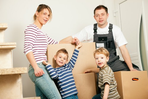 Careful loading of desks and IT equipment during a workplace move
