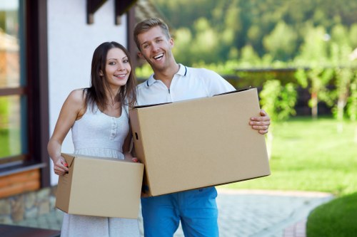Bermondsey removals team supporting a flat move in a nearby South London area