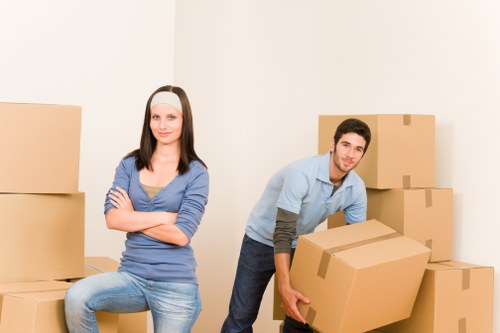 Packing and transporting belongings with care during relocation