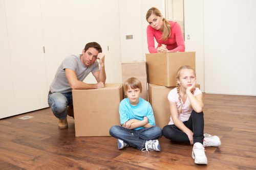 Manager checking a removals complaint resolution